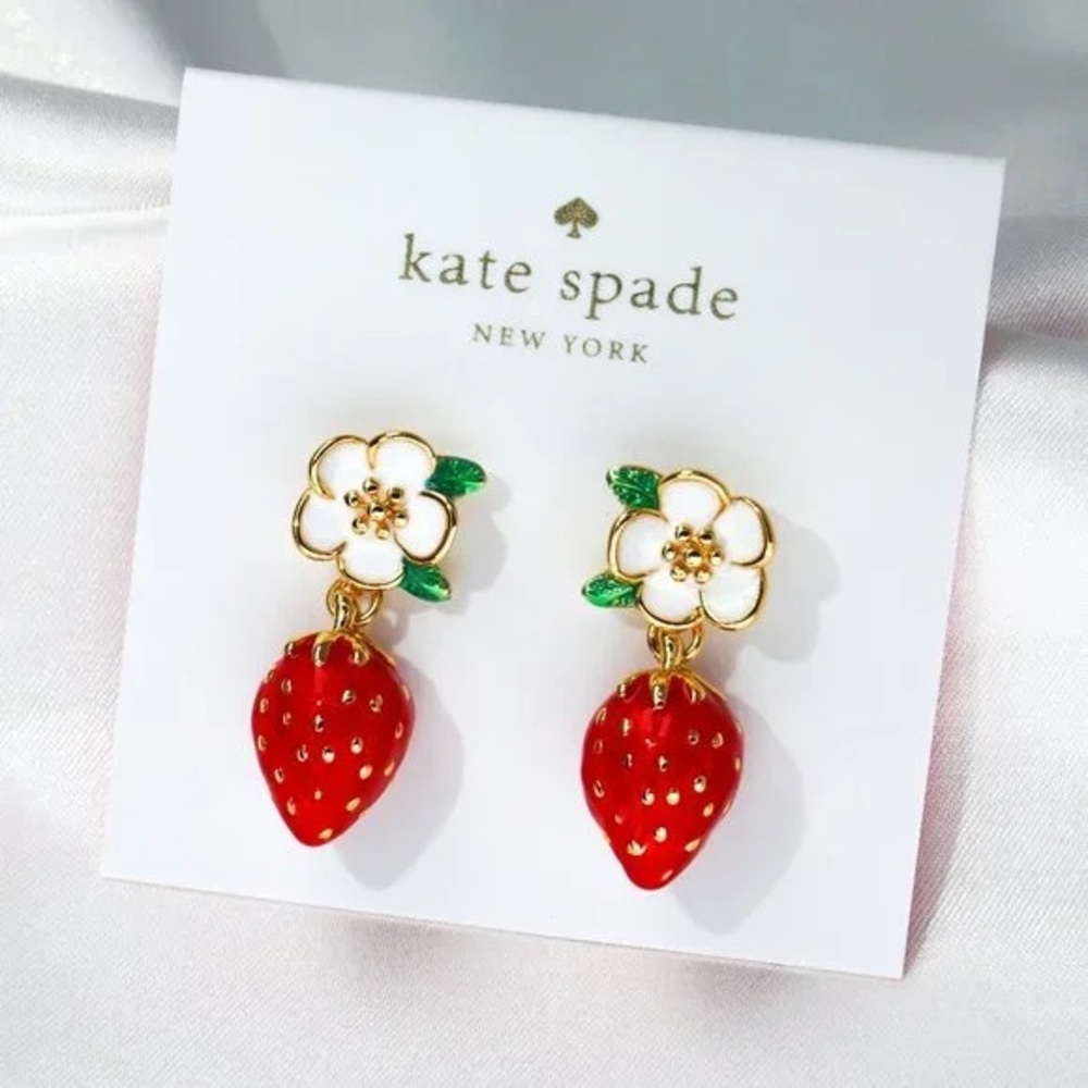 Kate Spade Strawberry Earrings